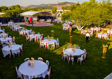 Kır düğün salonu masa düzeni